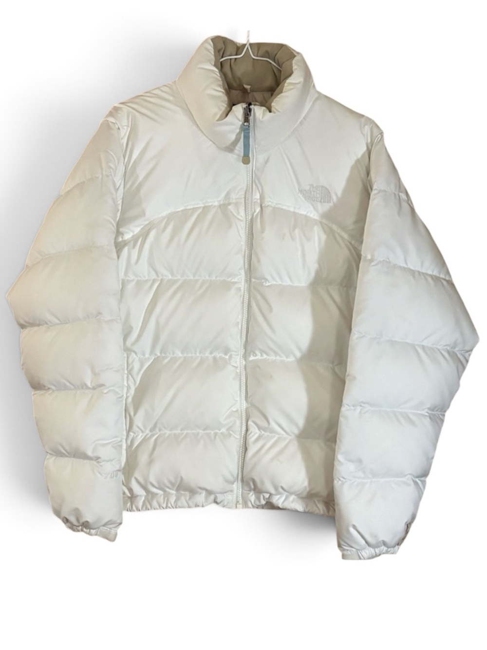 The North Face White Nuptse Retro 1996 Down Insulated Puffer Jacket